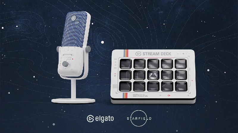 海盗船 Elgato 推出《星空》联名版麦克风和直播控制台