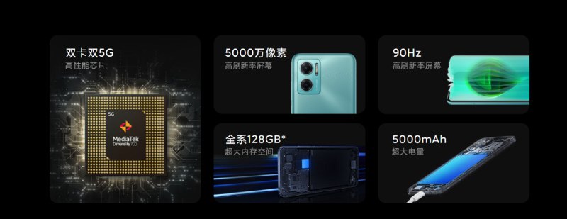 1199 元起，小米 Redmi Note 11E 标准版正式发布：搭载天玑 700 5G 处理器，配备耳机孔、红外