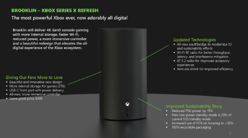 新一代微软 Xbox Series X 主机曝光：圆筒形 2TB 不带光驱，手柄用上陀螺仪