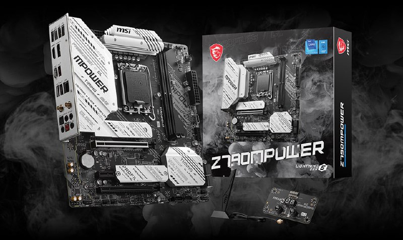 微星 发布 Z790MPOWER 主板支持 DDR5-8000+，将于近期上市