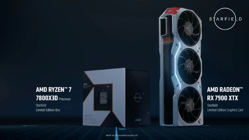 AMD推出《星空》主题限量版RX 7900 XTX和 Ryzen 7 7800X3D