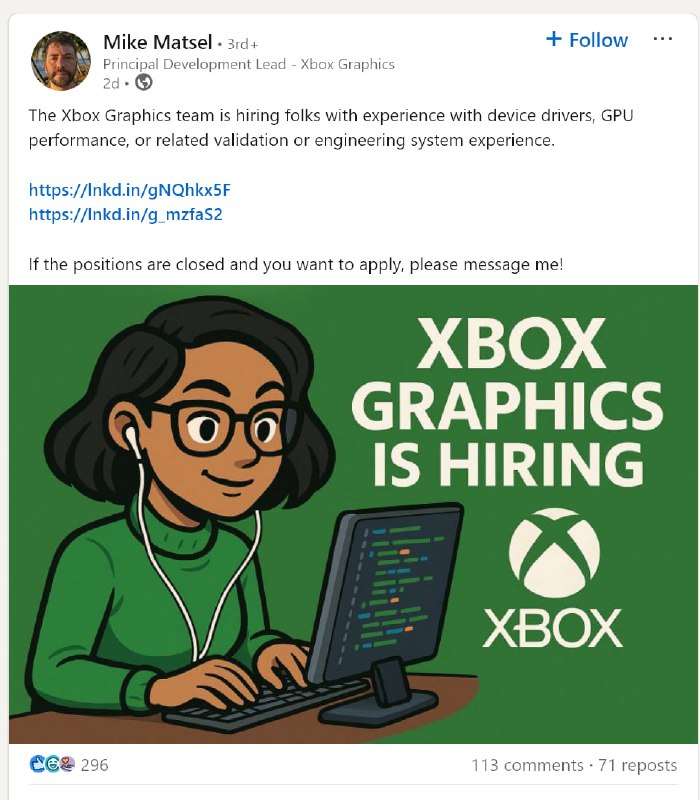 微软 Xbox 用 AI 制作招聘广告现低级错误：代码出现在显示器背面