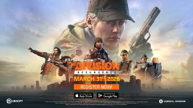 《全境封锁：曙光》将于 3 月 31 日正式上线