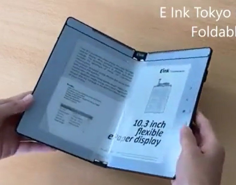 更像真书，E Ink 公布 10.3 寸可折叠电子纸设计