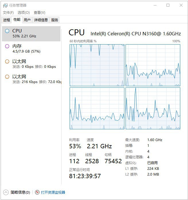 一核有难 三核围观