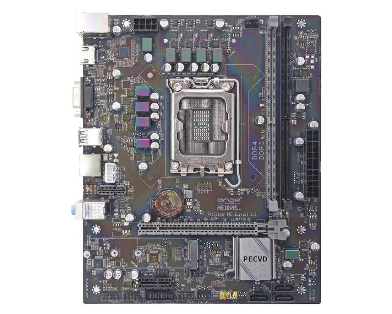 昂达推出 H610M+ 主板，同时支持 DDR4 和 DDR5 内存