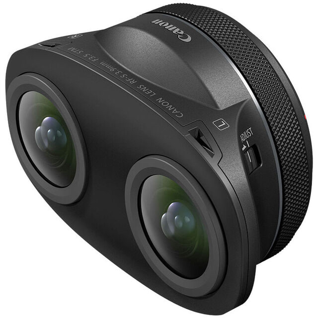 降低 3D VR 拍摄门槛，Canon 发布 RF-S 3.9mm F3.5 STM Dual Fisheye 镜头